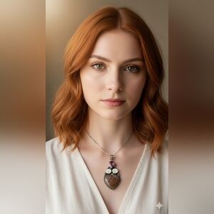 Shiva & Amethyst & Jasper Pendant